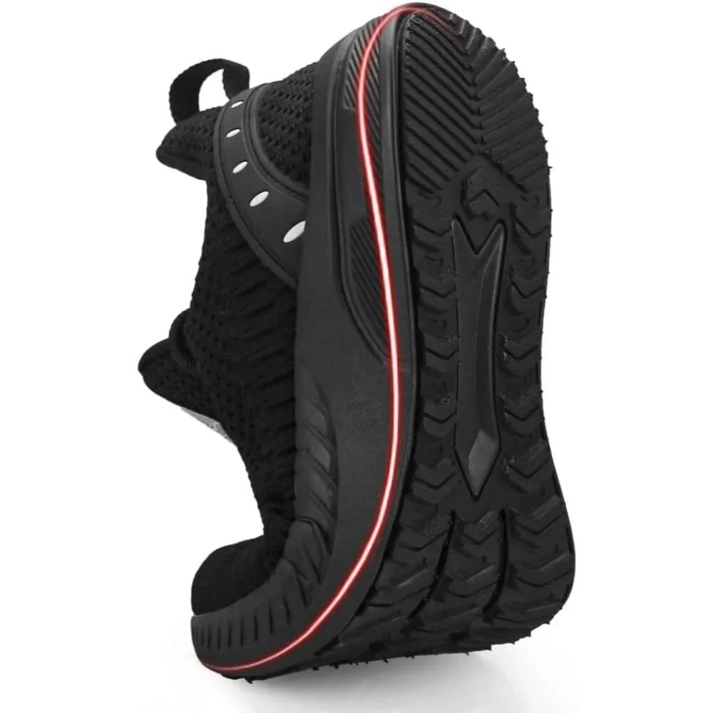 Women’s Tennis Running Shoes Lightweight Sneakers for Travel & Gym Black